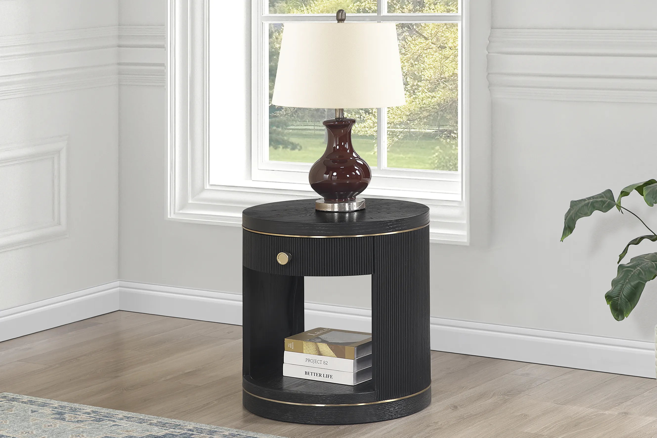 Wilshire Black End Table - Thumbnail - Image 2