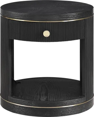 Wilshire Black End Table