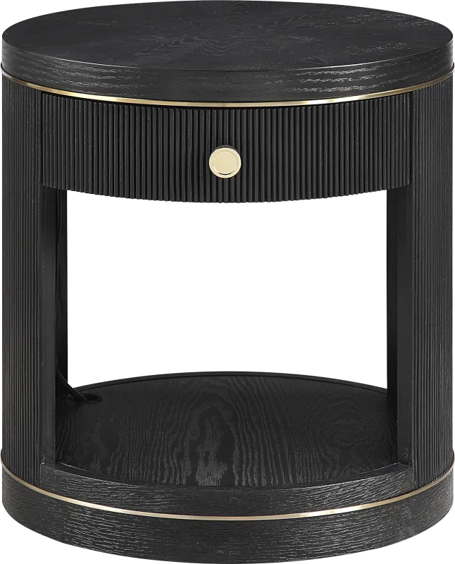 Wilshire Black End Table