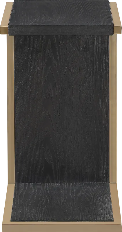 Wilshire Black Chairside Table