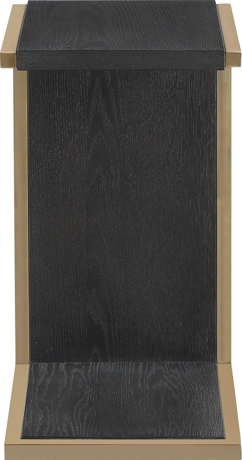 Wilshire Black Chairside Table