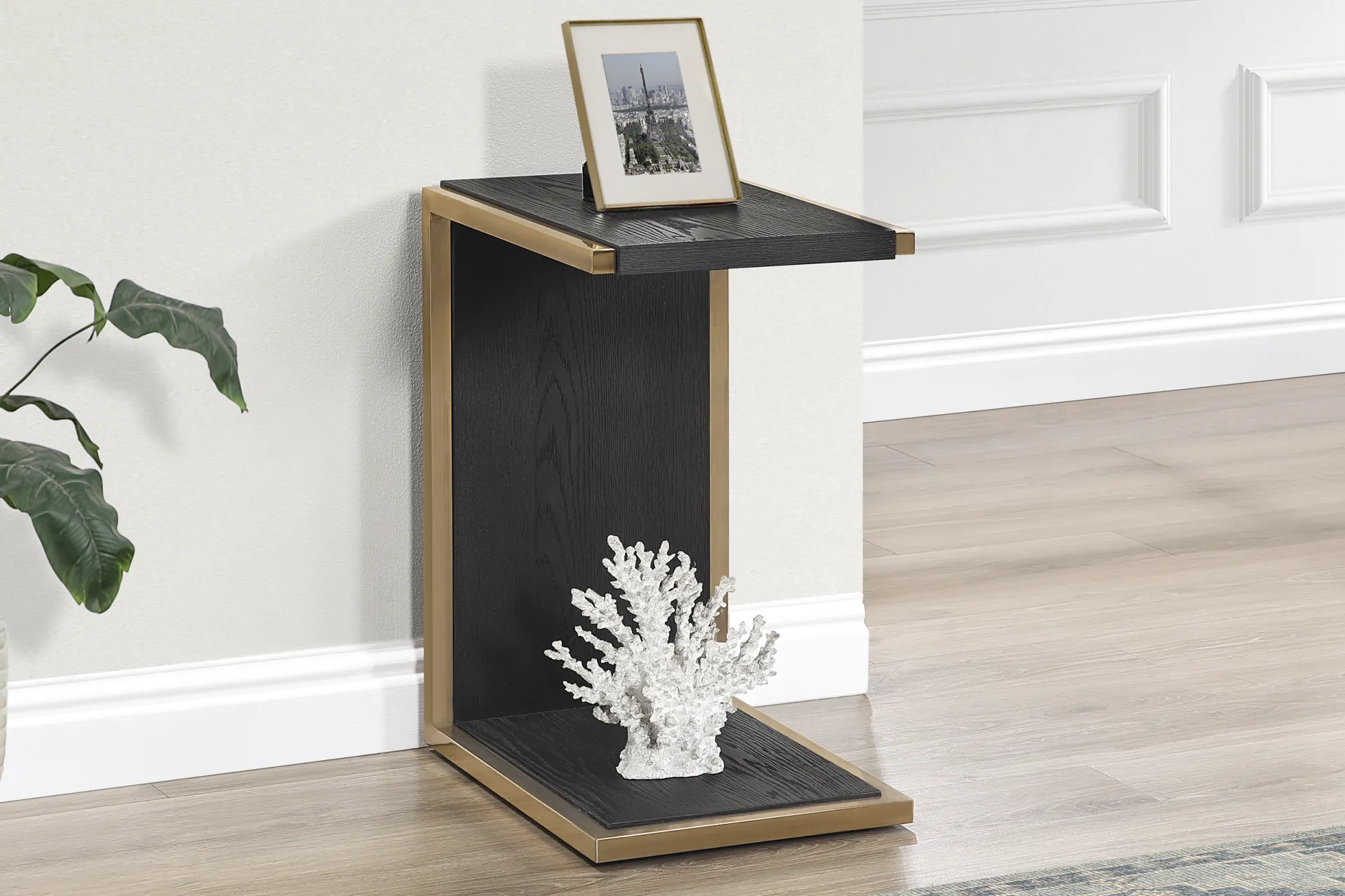 Wilshire Black Chairside Table - Image 2