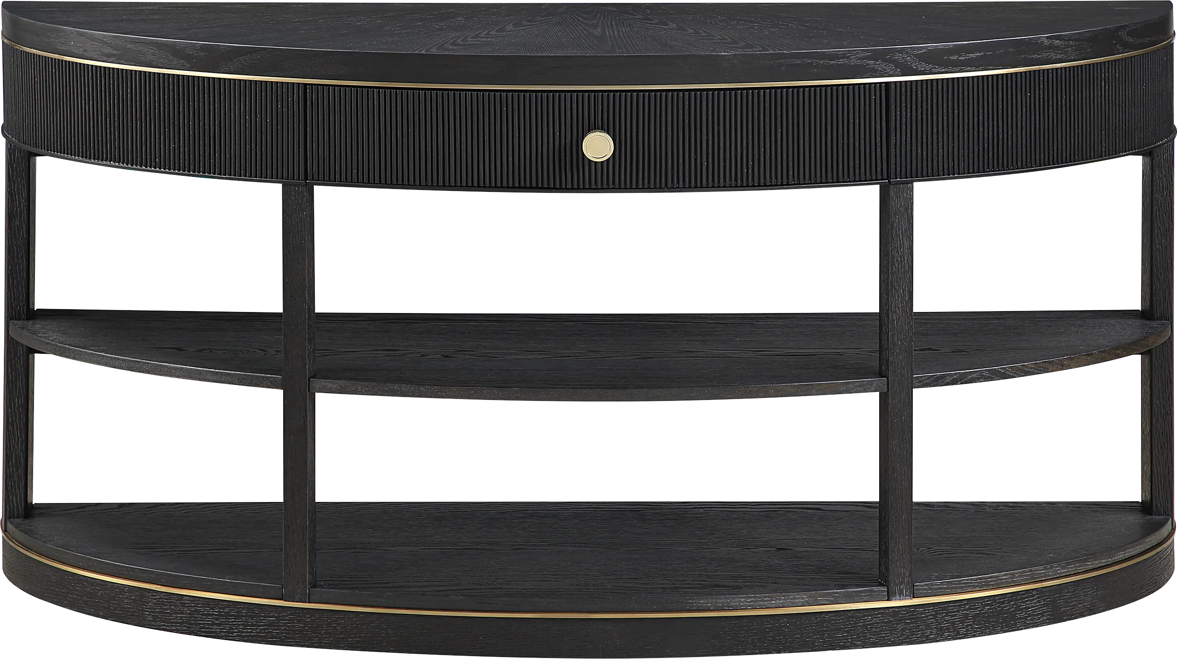 Wilshire Black Sofa Table - Thumbnail - Image 1