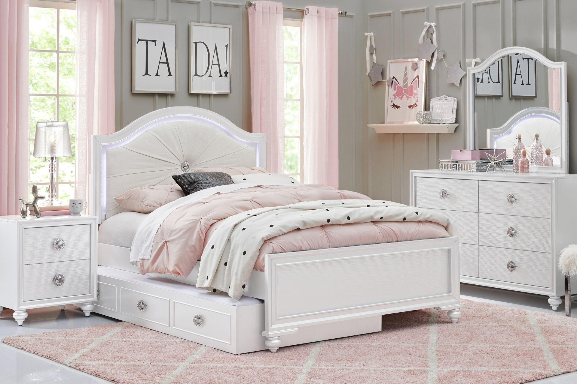 Kids Evangeline White Dresser - Image 2