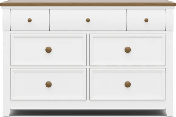 Kids Sugar Hollow White Dresser