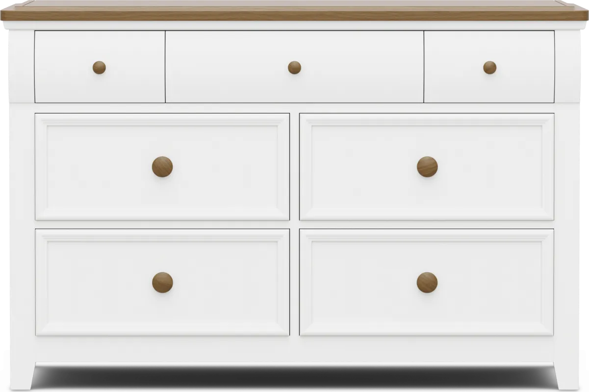 Kids Sugar Hollow White Dresser