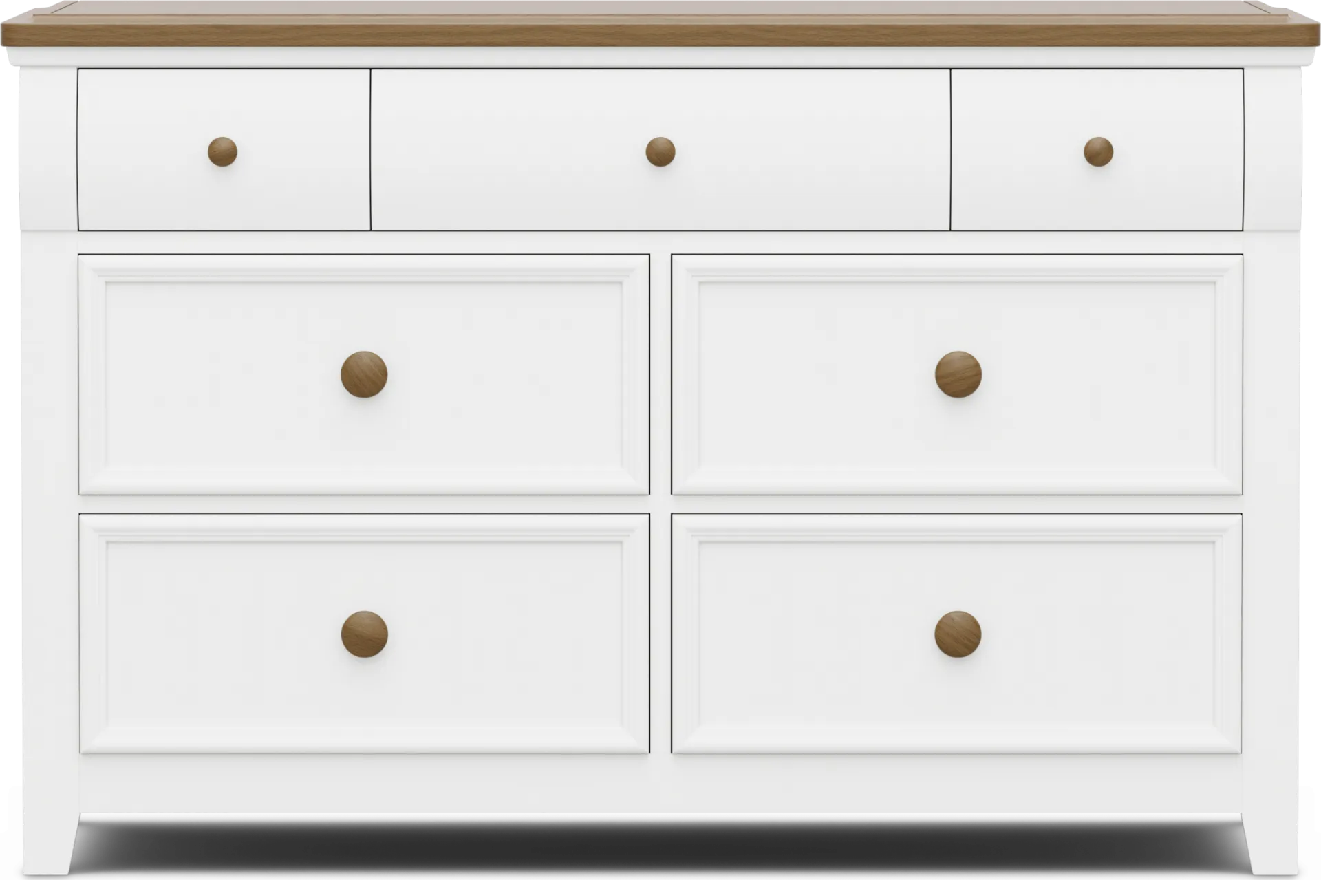 Kids Sugar Hollow White Dresser - Image 2