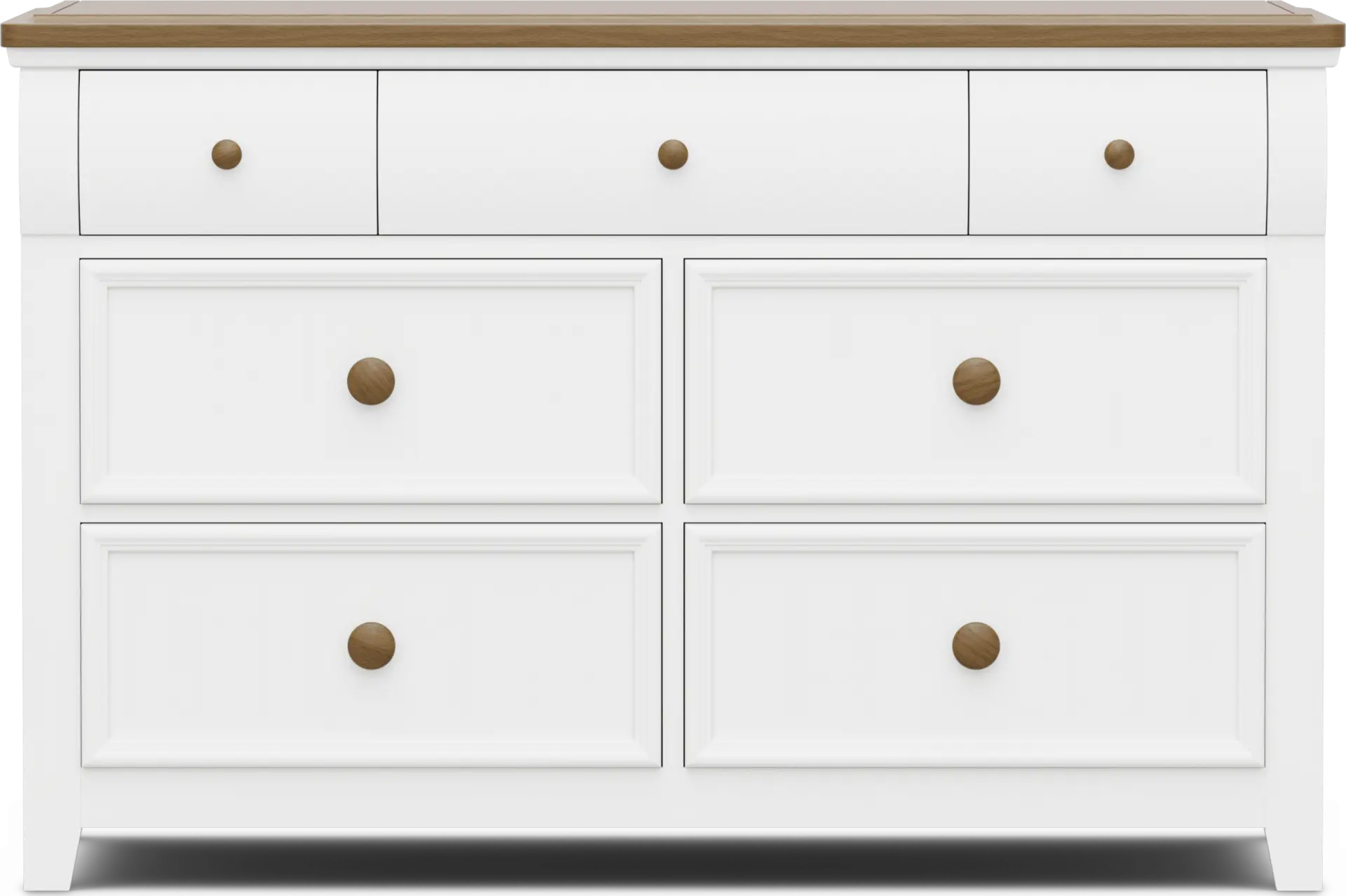 Kids Sugar Hollow White Dresser