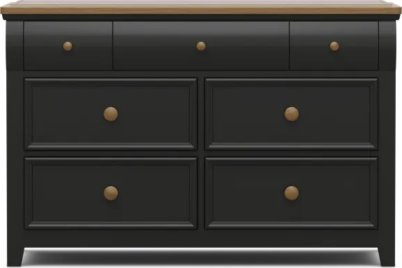 Kids Sugar Hollow Black Dresser