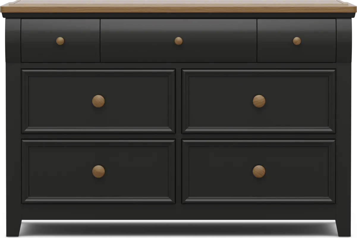 Kids Sugar Hollow Black Dresser