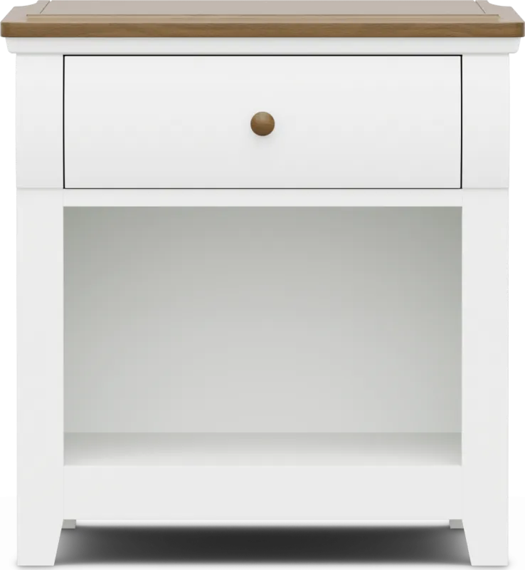 Kids Sugar Hollow White Nightstand