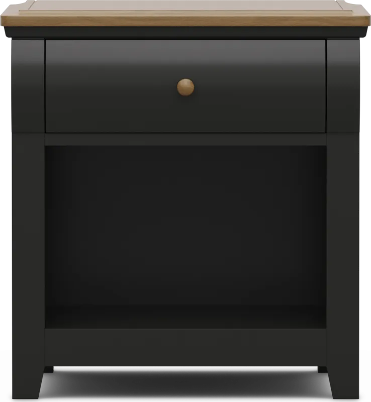 Kids Sugar Hollow Black Nightstand