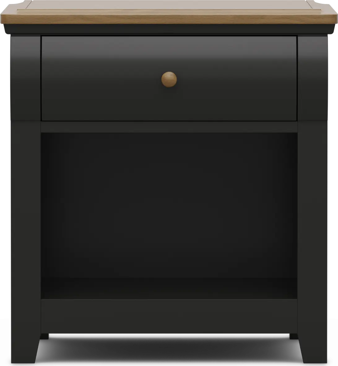 Kids Sugar Hollow Black Nightstand