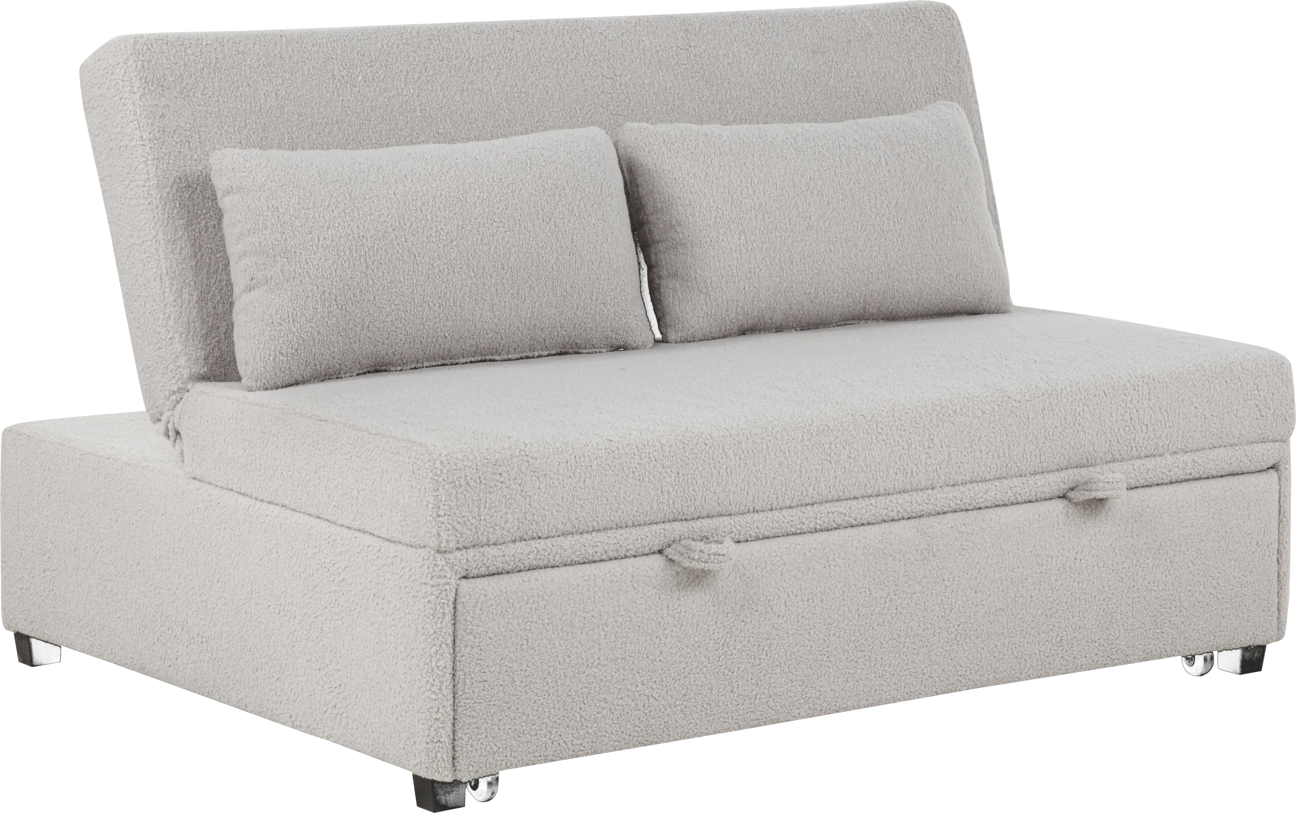 Kids Nimble XL 2.0 Light Gray Sleeper Chair - Thumbnail - Image 1