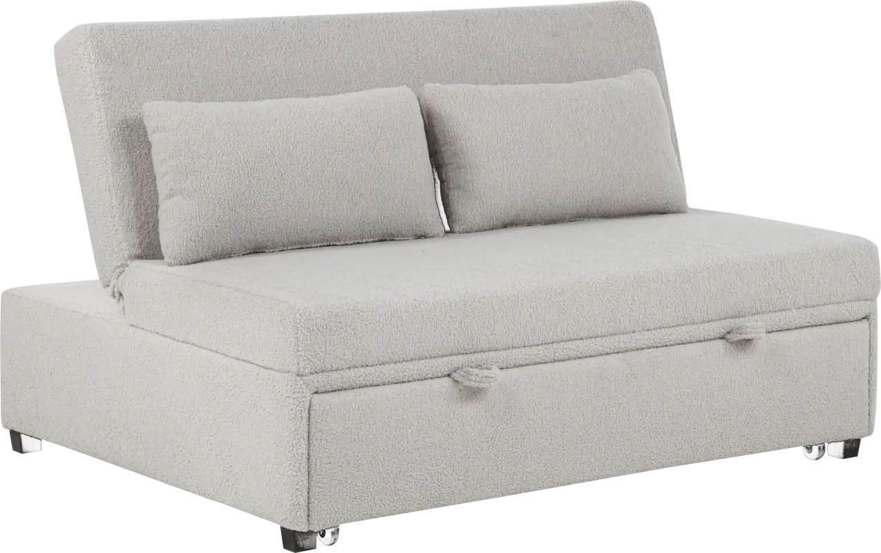 Kids Nimble XL 2.0 Light Gray Sleeper Chair