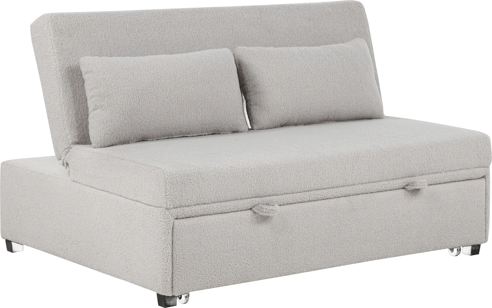 Kids Nimble XL 2.0 Light Gray Sleeper Chair - Image 1