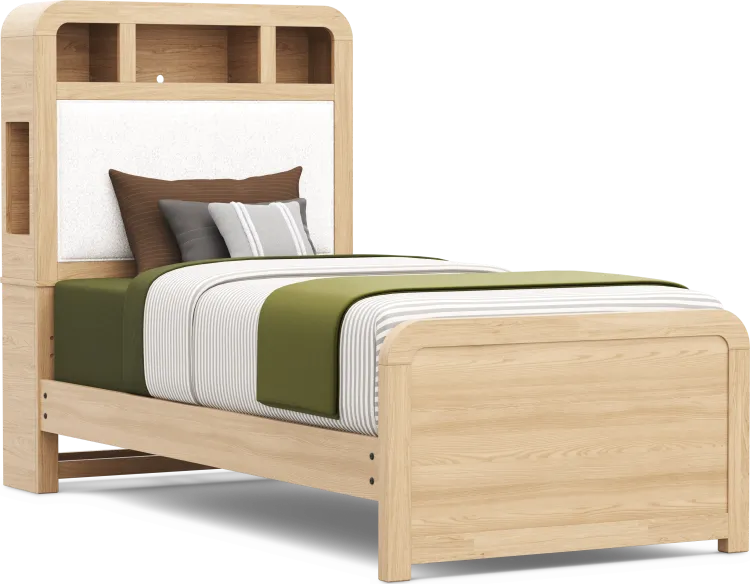 twin bookcase bed
