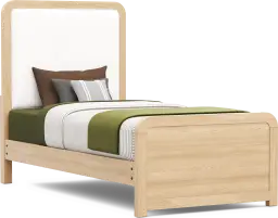 twin upholstered bed