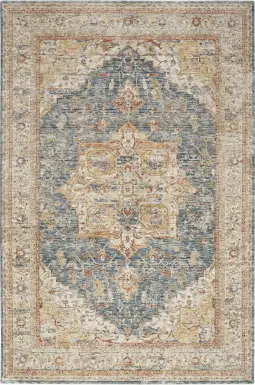 Amaru Blue 2'3 x 10'2 Runner Rug