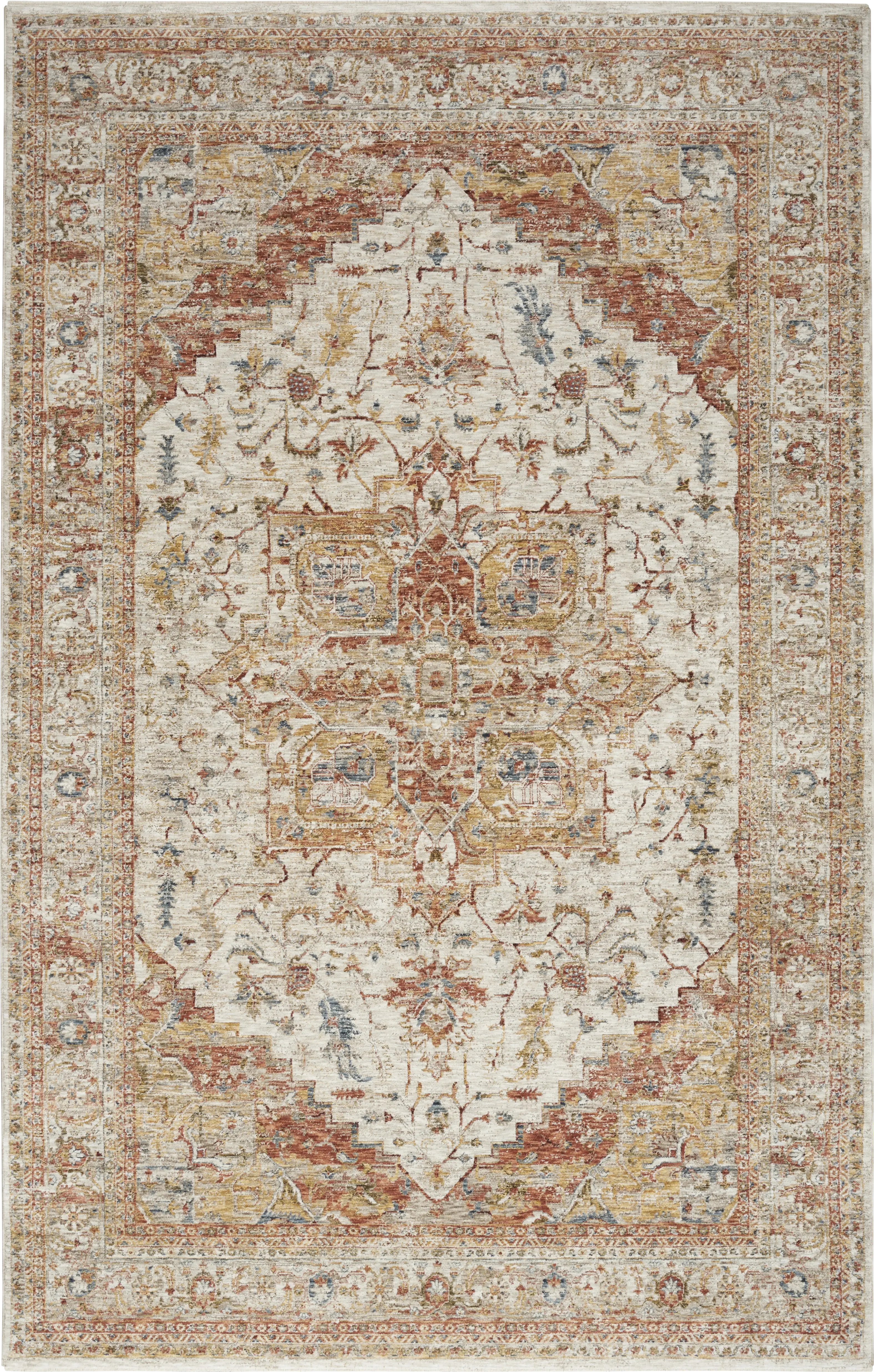 Amaru Beige 7'10 x 10'4 Rug - Thumbnail - Image 1