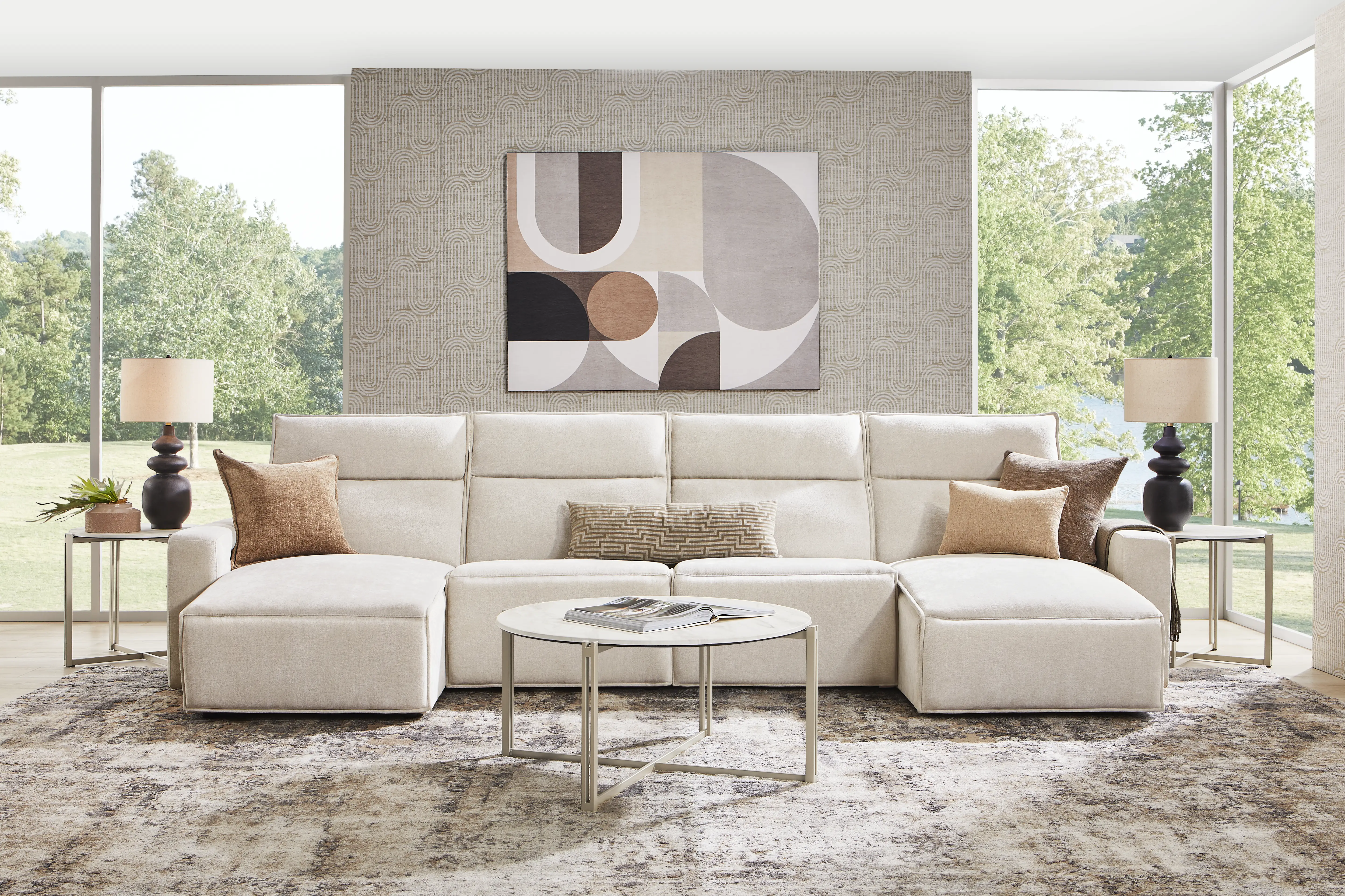 Silver 4 Pc Dual Power Reclining ModularTwo - Thumbnail - Image 2