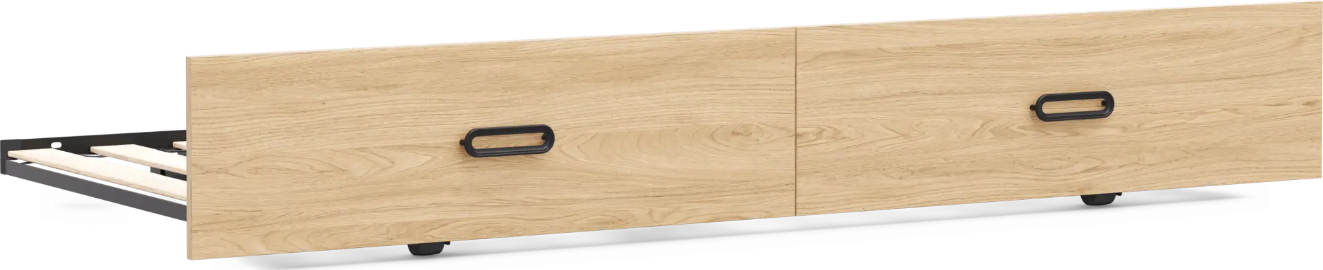 Kids Hidden Hills Light Oak Twin Roll-Out Trundle