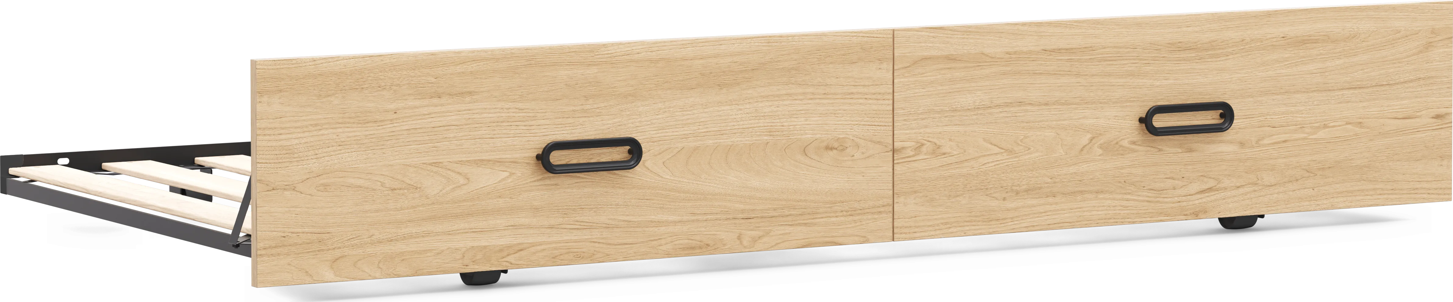 Kids Hidden Hills Light Oak Twin Roll-Out Trundle - Thumbnail - Image 1