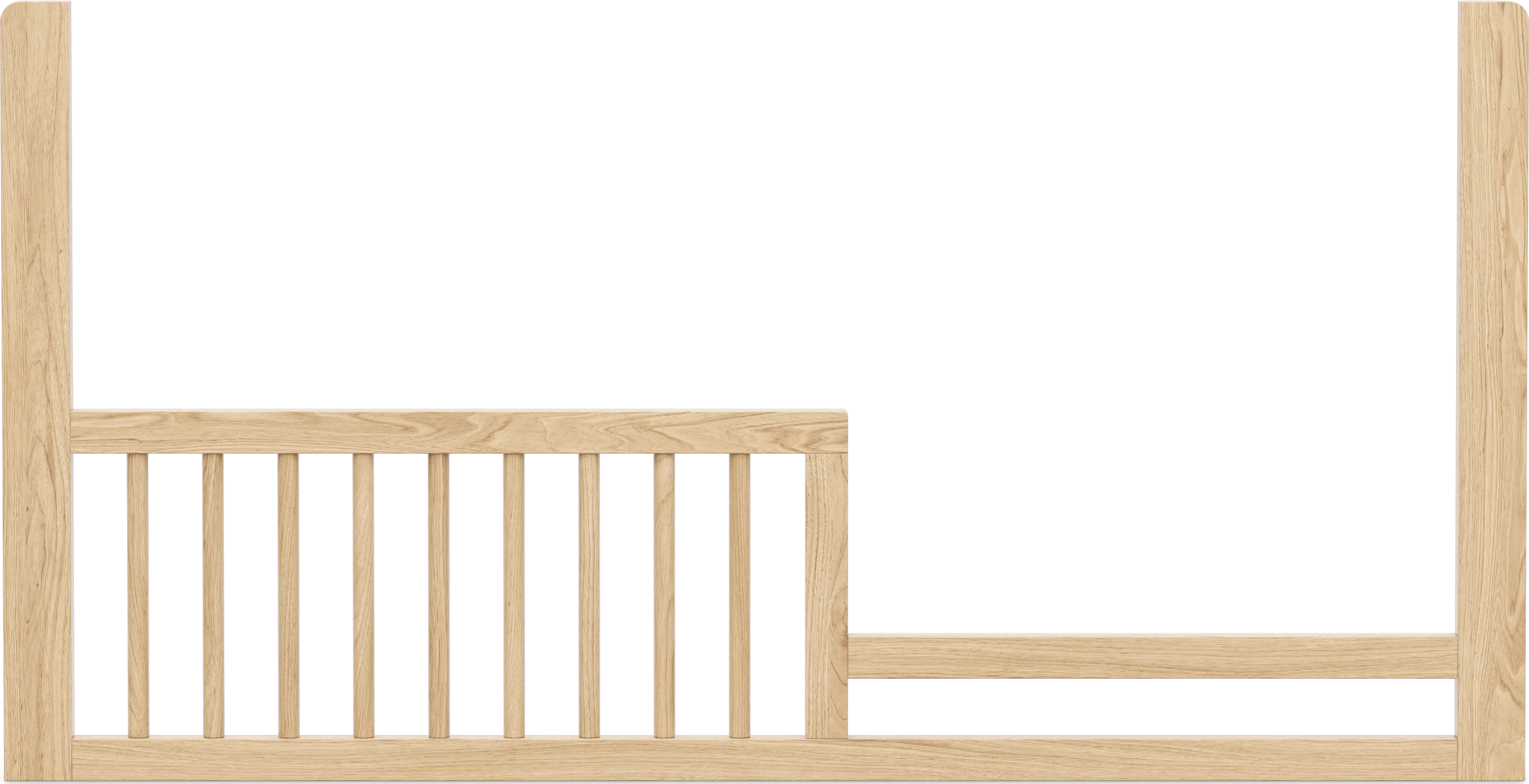 Kids Hidden Hills Light Oak Toddler Rail for 4-in-1 Crib - Thumbnail - Image 1