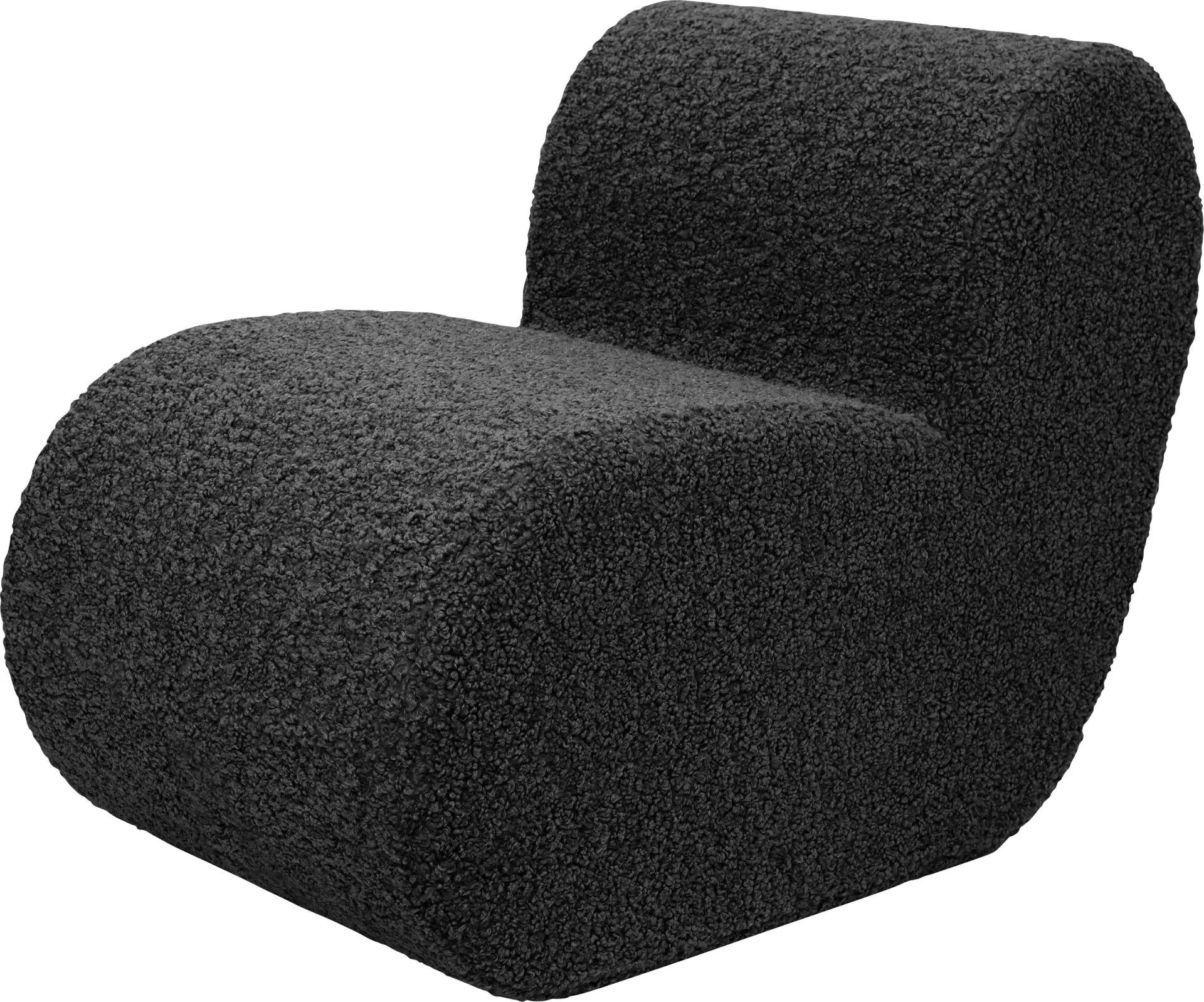 Zinei Black Accent Chair