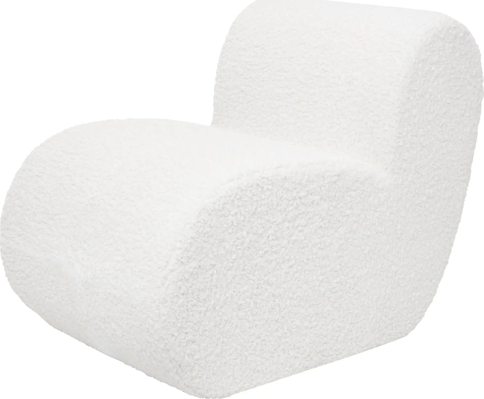 Zinei White Accent Chair