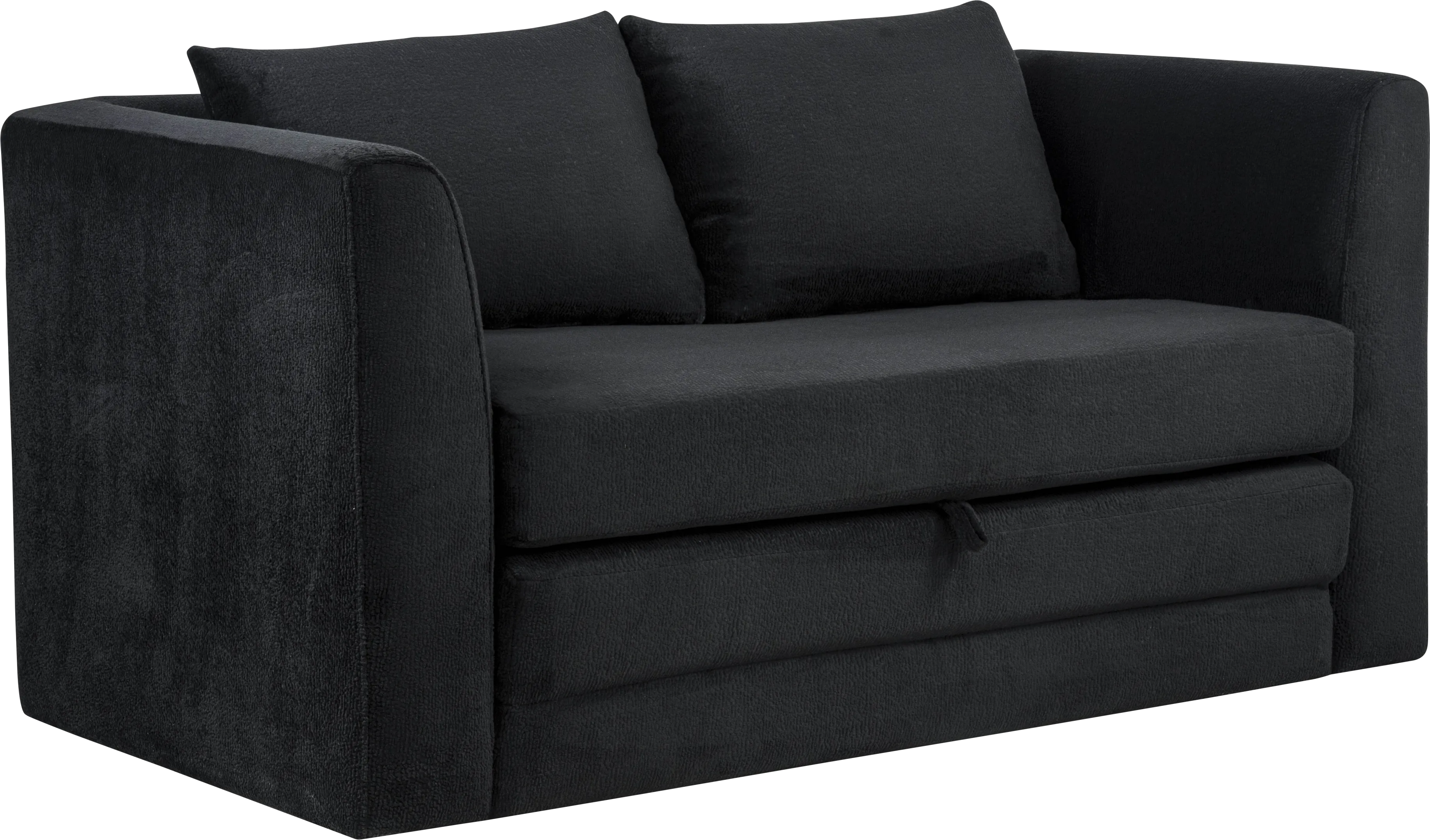 Lotus Black Sofa Sleeper - Thumbnail - Image 1