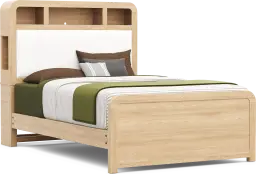 full bookcase bed