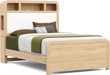 full bookcase bed