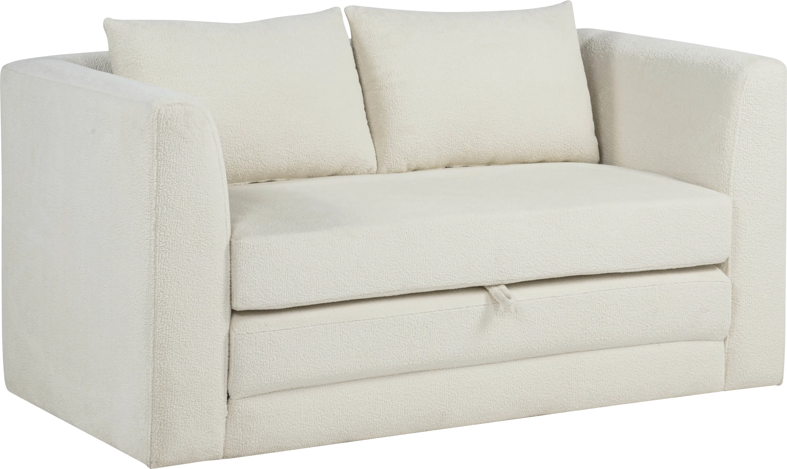 Lotus Cream Sofa Sleeper - Thumbnail - Image 1