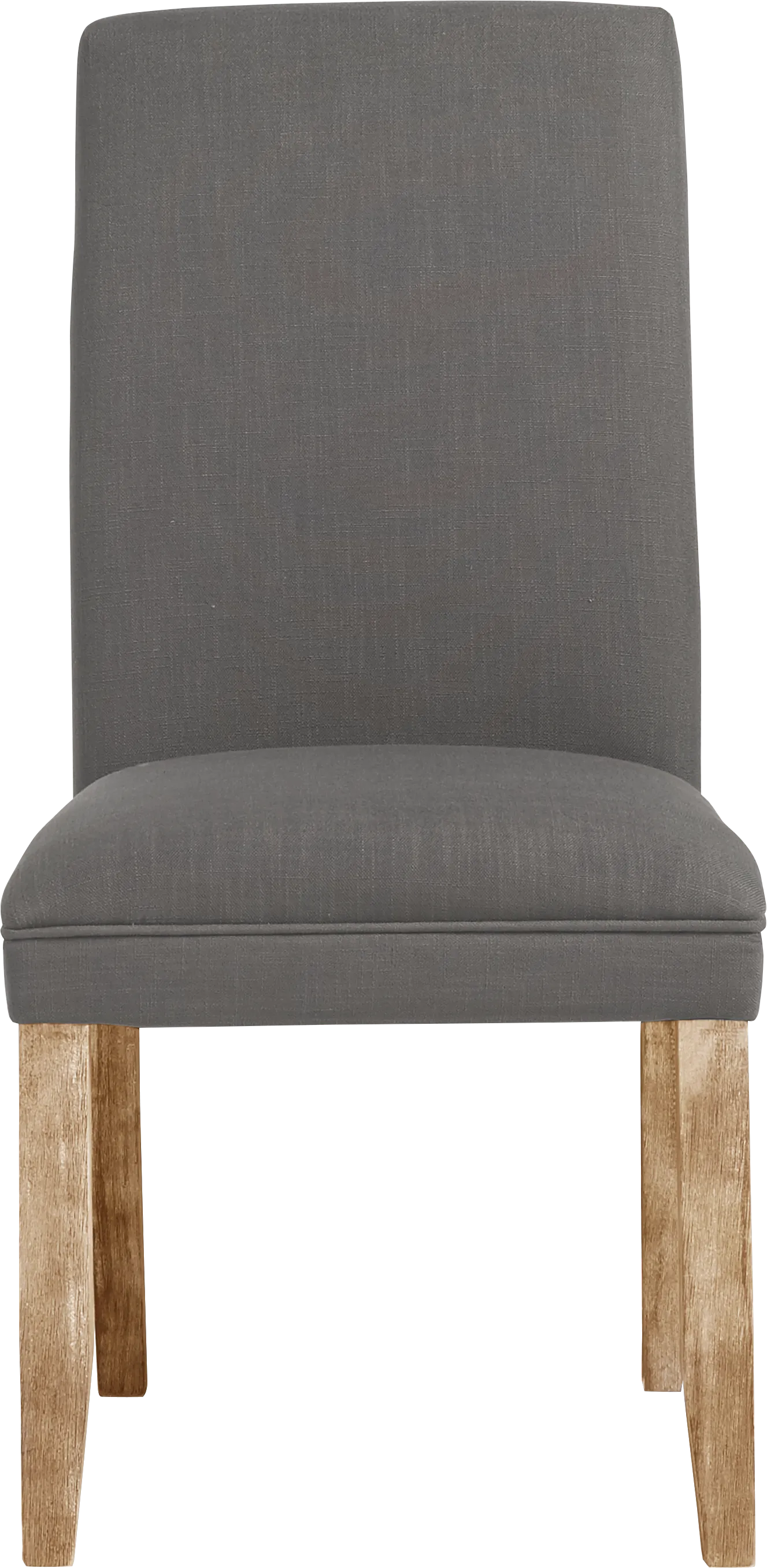 San Francisco Natural 5 Pc Round Dining Room with Gray Upholstered Chairs - Thumbnail - Image 3