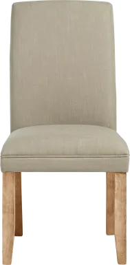 Tulip II Brown Upholstered Side Chair