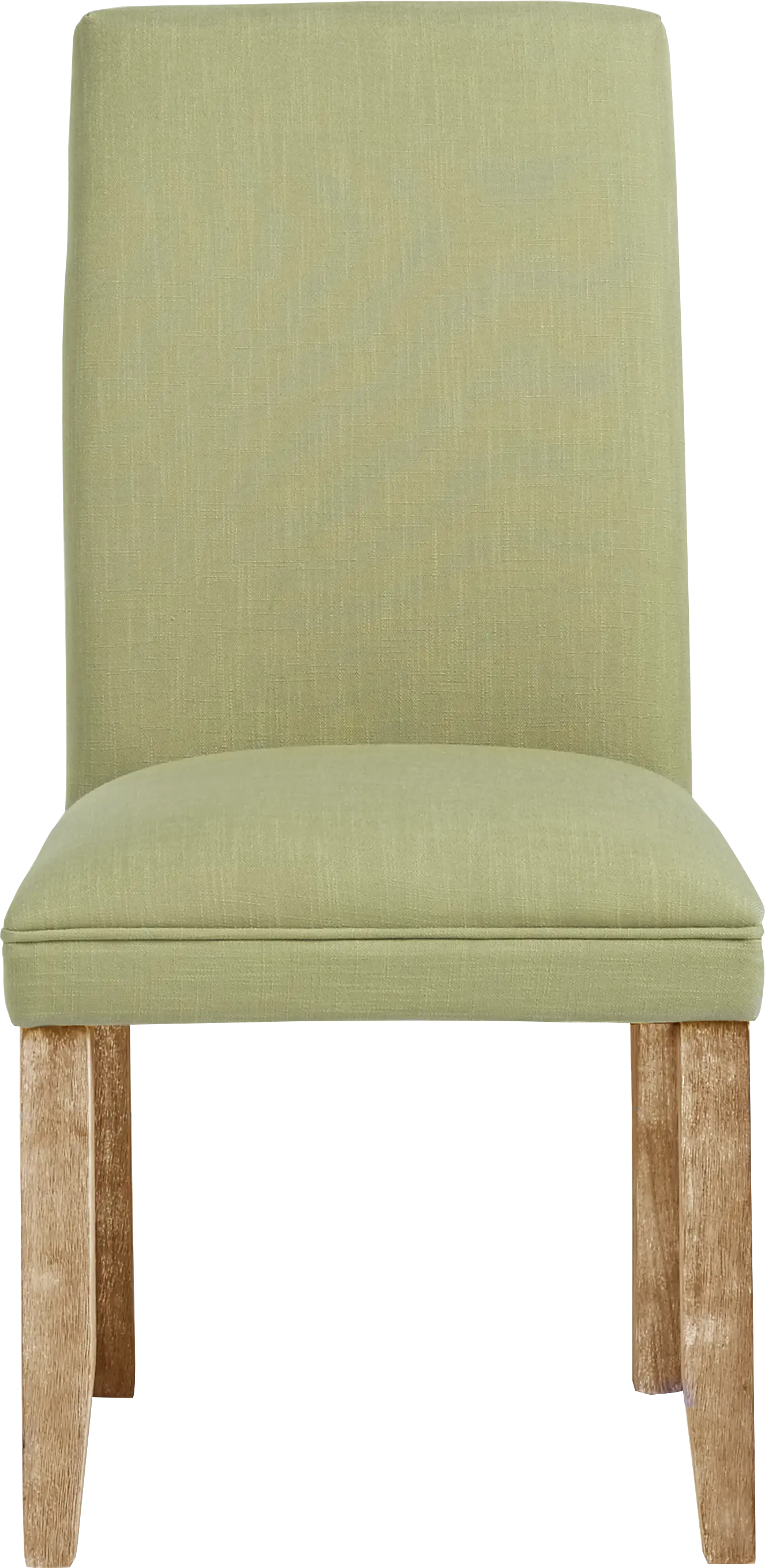 Tulip II Green Upholstered Side Chair