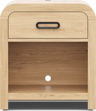 Kids Hidden Hills Light Oak Nightstand