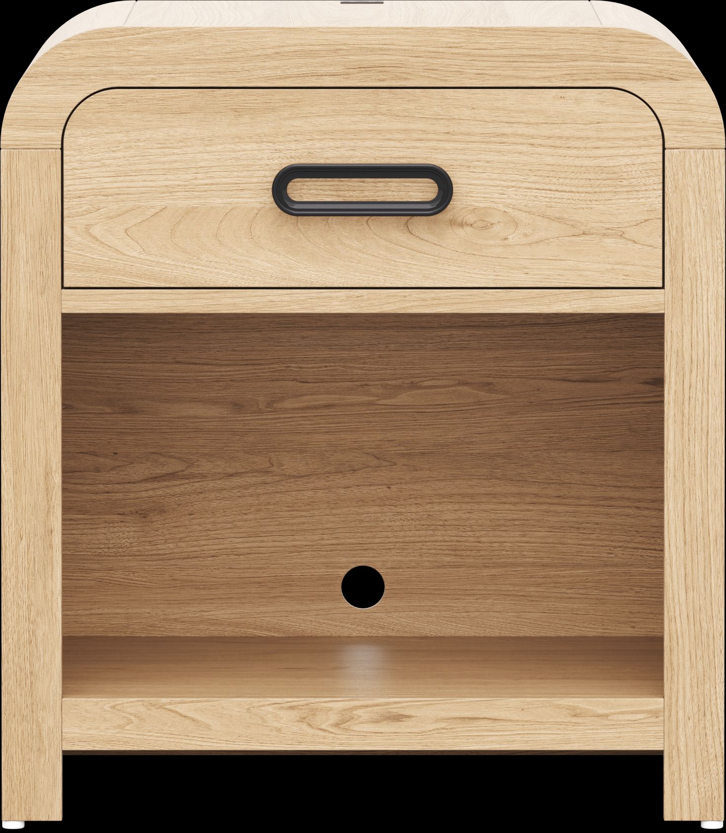 Kids Hidden Hills Light Oak Nightstand - Image 1