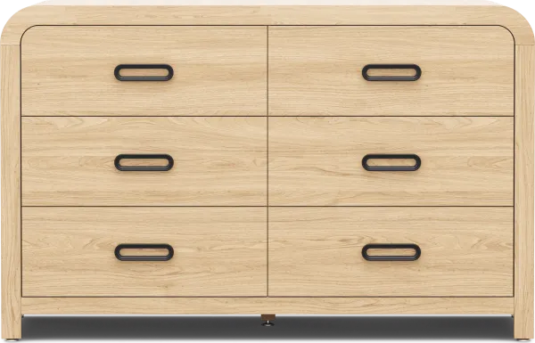 Kids Hidden Hills Light Oak Dresser