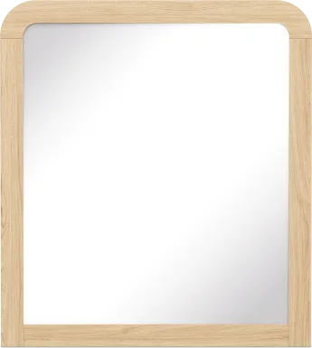 Kids Hidden Hills Light Oak Mirror