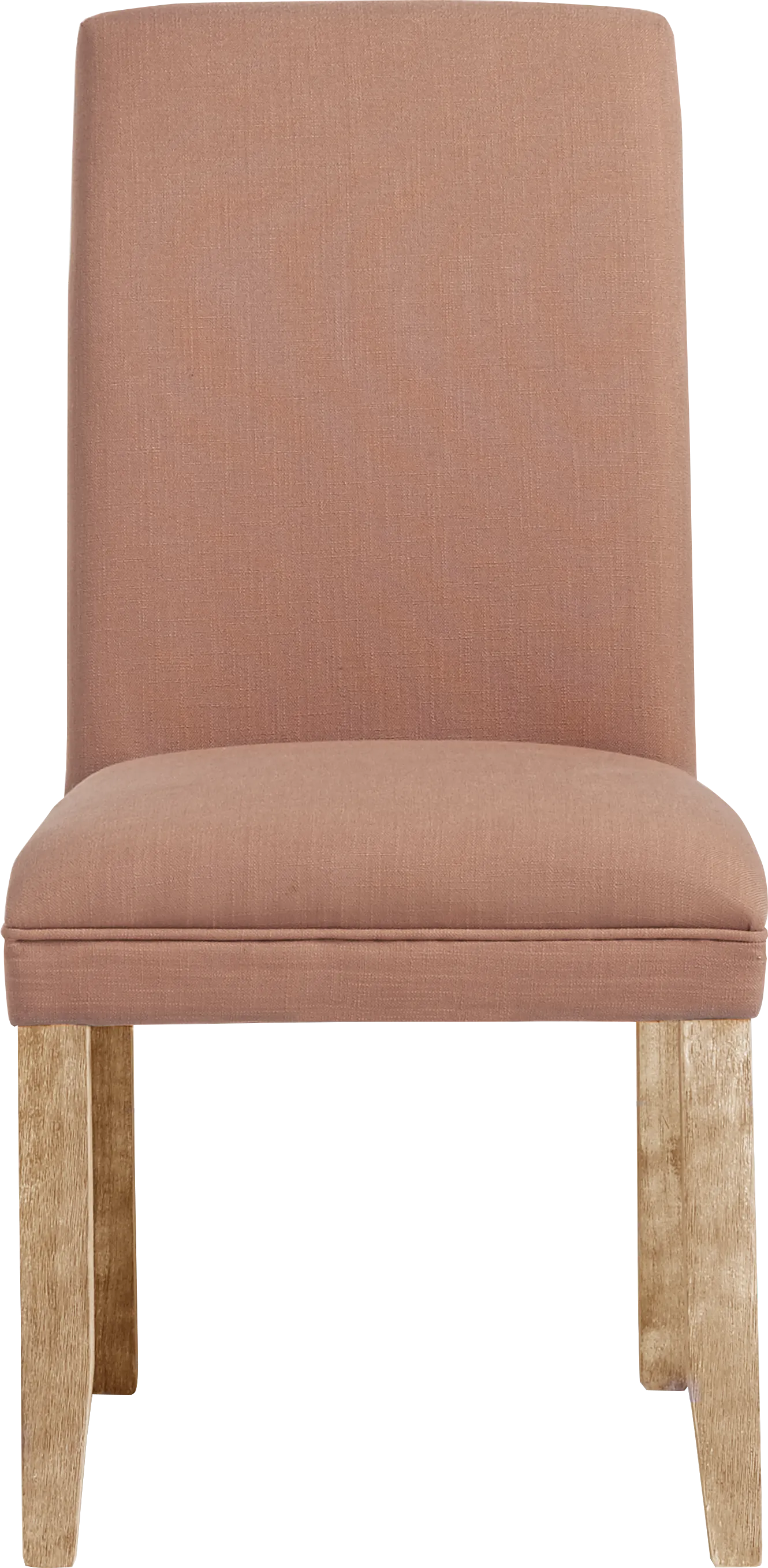 San Francisco Natural 5 Pc Dining Room with Orange Upholstered Chairs - Thumbnail - Image 5