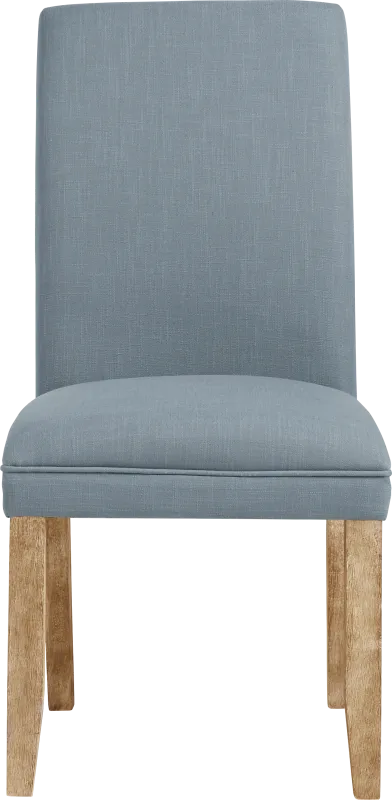 Tulip II Blue Upholstered Side Chair