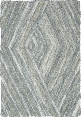 WAVE ILLUSION BLUE 8'6 x 11'6 RUG