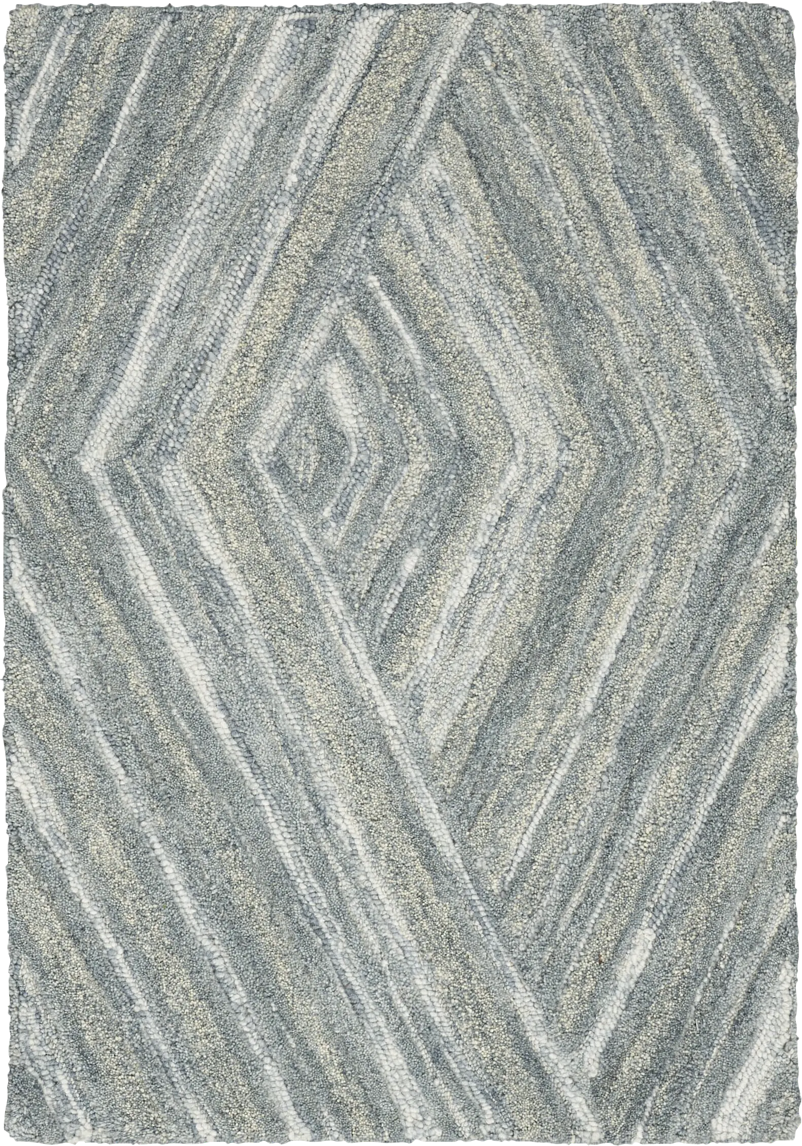 WAVE ILLUSION BLUE 7'9 x 9'9 RUG