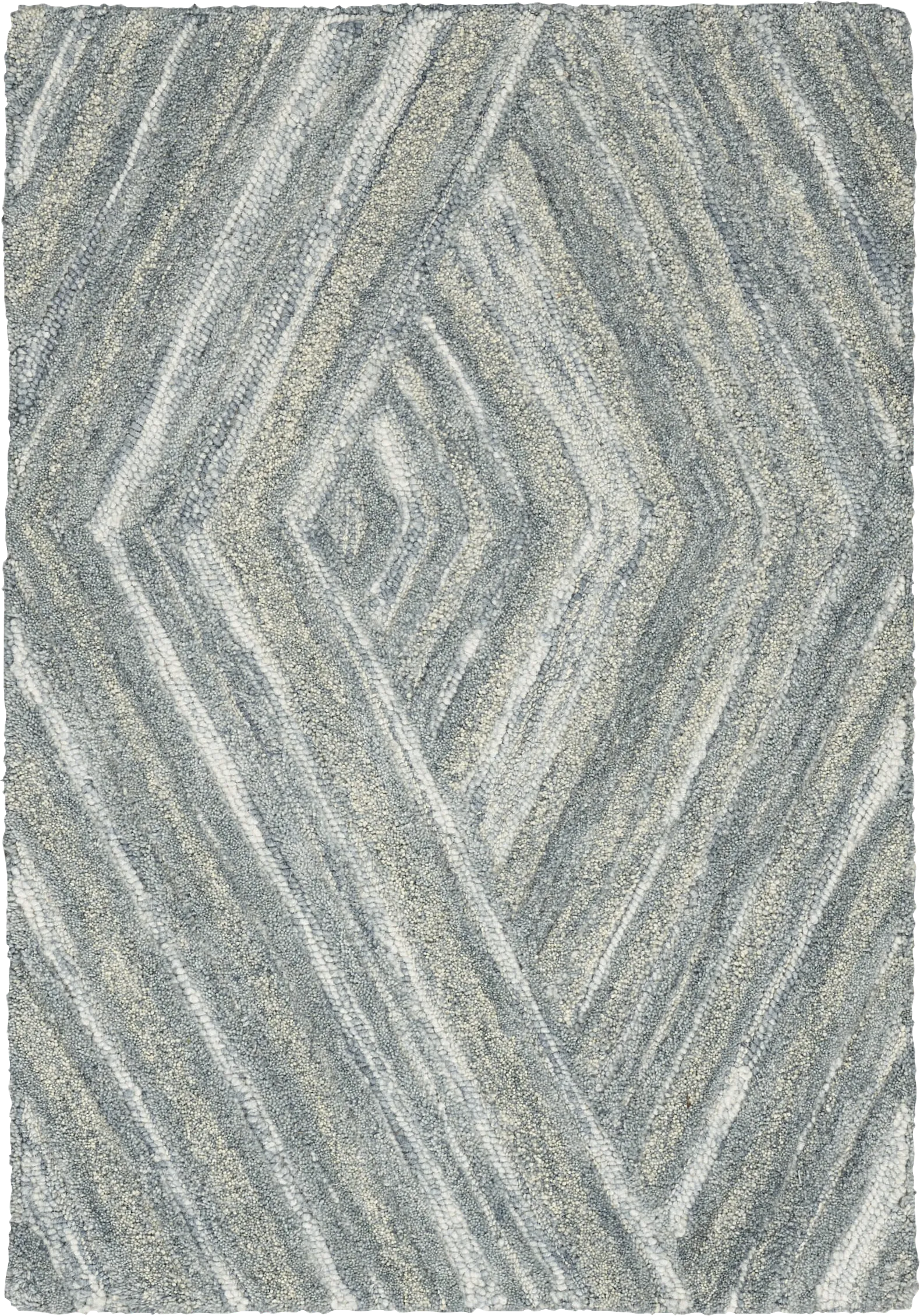 WAVE ILLUSION BLUE 8'6 x 11'6 RUG - Image 1