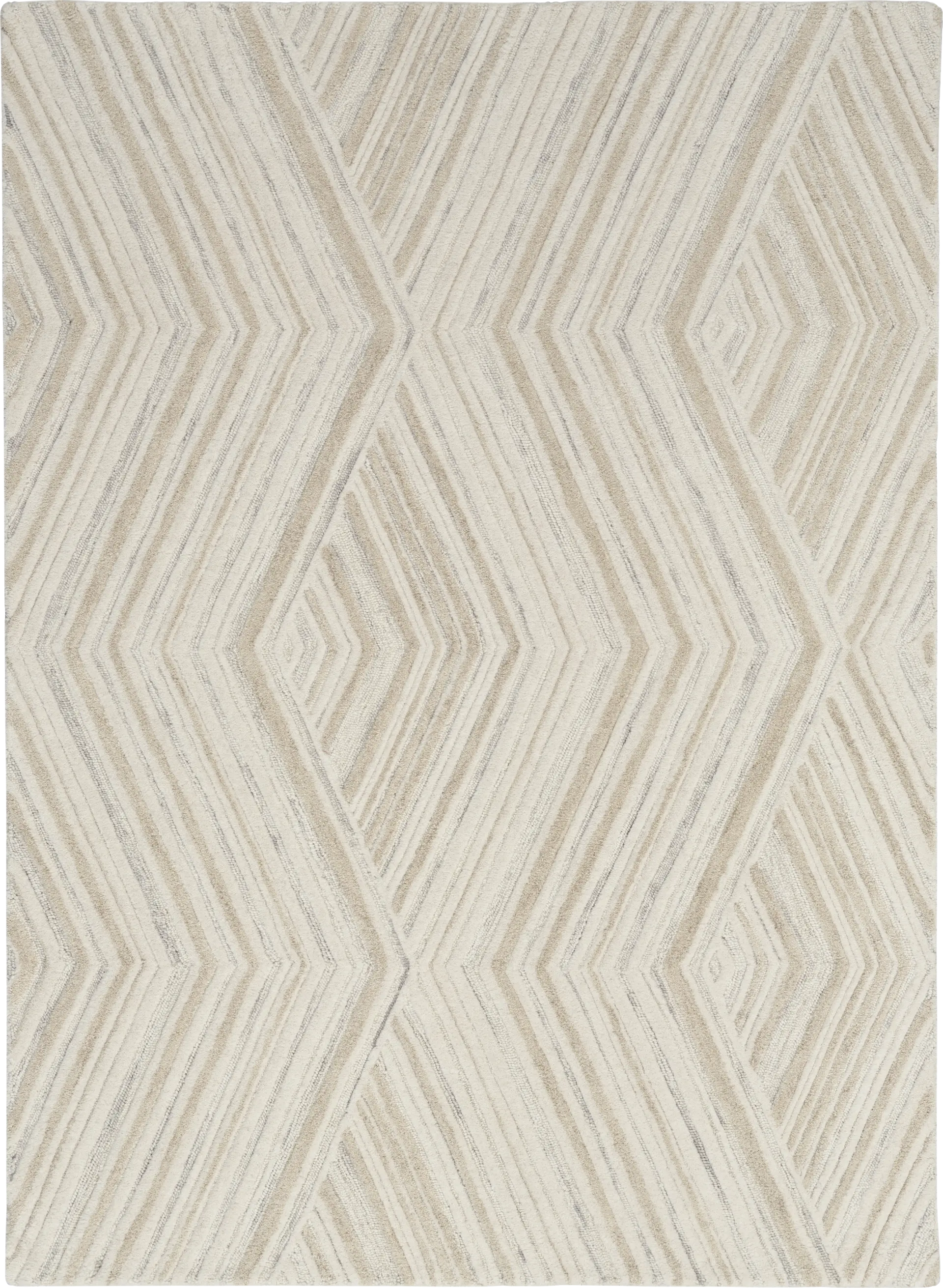 WAVE ILLUSION IVORY 7'9 x 9'9 RUG
