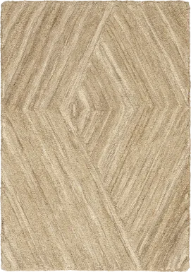 WAVE ILLUSION TAUPE 7'9 x 9'9 RUG