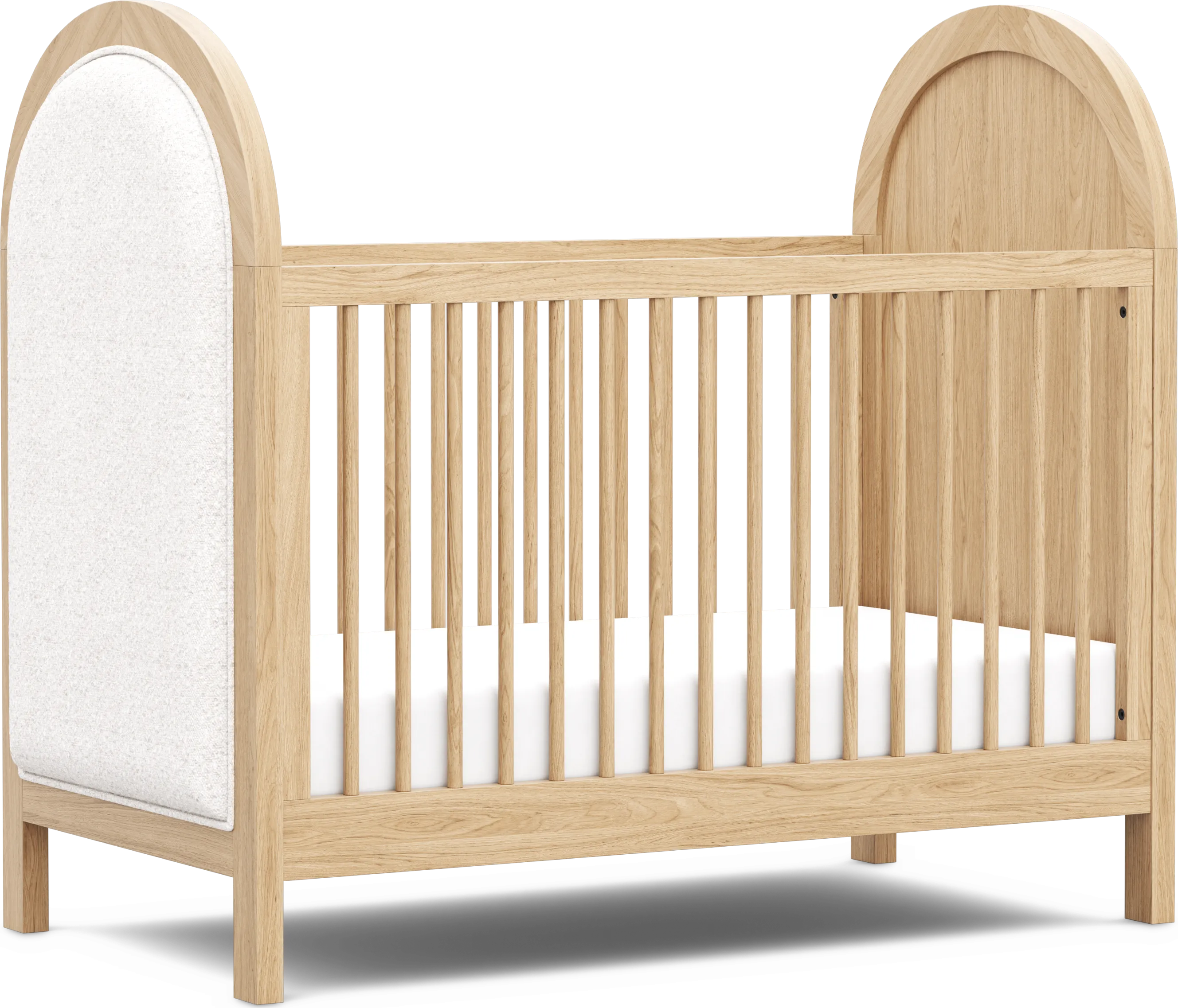 Kids Hidden Hills Light Oak 3-in-1 Convertible Crib with Toddler Rail - Thumbnail - Image 1