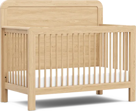 Kids Hidden Hills Light Oak 4-in-1 Convertible Crib